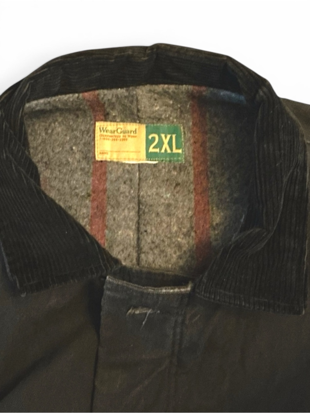 Vintage Duck Canvas Chore Coat Blanket Lined Barn Jacket 2XL